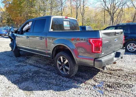 2016 Ford F-150 Lariat z USA, uszkodzony, nr VIN 1FTEW1EF6GFC56142